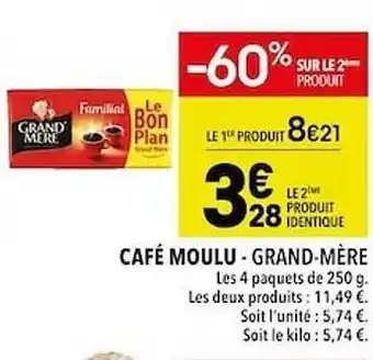 Café moulu - grand-mère