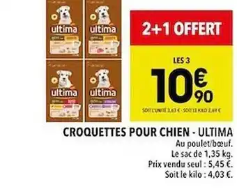Croquettes pour chien - ultima
