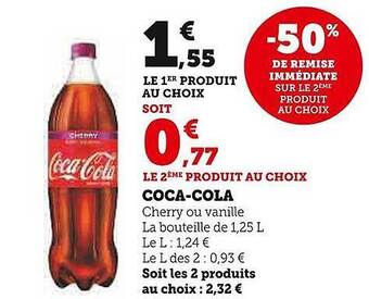Super U Coca-cola offre