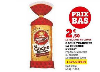 Gâche tranchée la fournée dorée