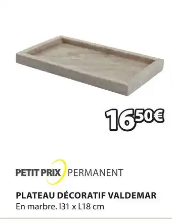JYSK Plateau Décoratif Valdemar offre