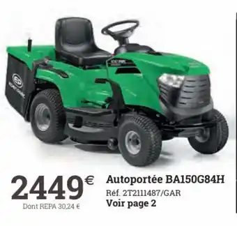 Autoportée BA150G84H