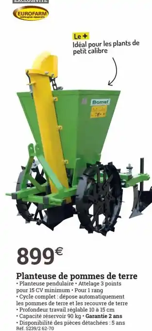 Planteuse de Pommes de Terre