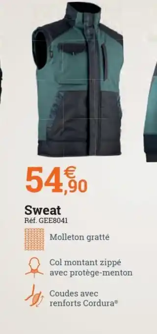 Espace emeraude Sweat offre
