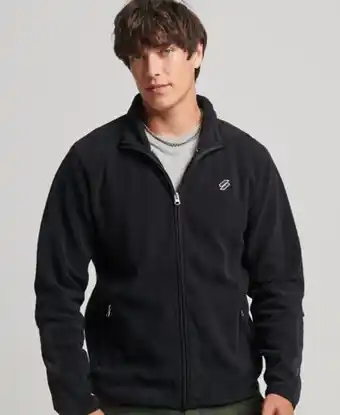 Veste de survêtement zippée en polaire logo