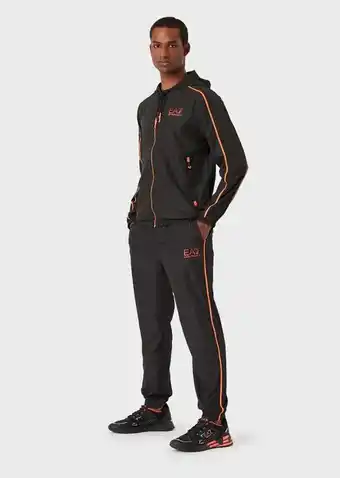 Footkorner Survêtement emporio armani ea7 ventus 7 technical - noir/orange 2 couleurs offre
