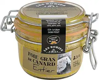 FOIE GRAS DE CANARD ENTIER