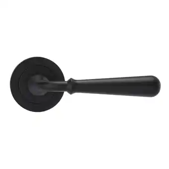 Castorama Ensemble poignées de porte rosace colours leba noir offre