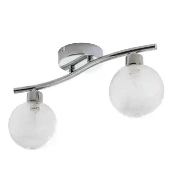 Castorama Réglette 2 spots onnes métal/verre chrome g9 2x25 w offre