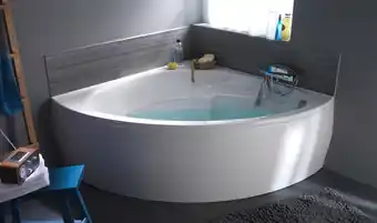 Castorama Baignoire d'angle 140 x 140 cm form oxygen offre