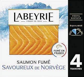 SAUMON FUMÉ SAVOUREUX DE NORVÈGE