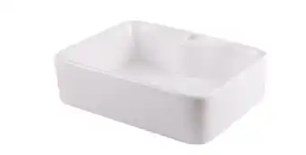 Castorama Vasque à poser rectangulaire céramique blanche goodhome morfa offre