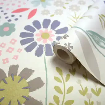 Castorama Papier peint papier duplex tamus multicolore offre