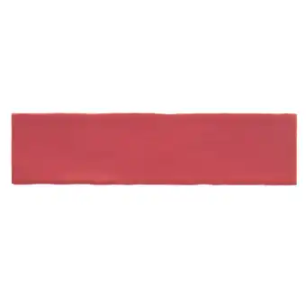 Castorama Carrelage mural vernisse 7,5x30 cm rouge offre
