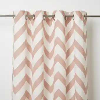 Castorama Rideau goodhome wabana rose l.140 x h.260 cm offre