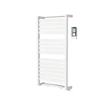 Castorama Sèche-serviettes électrique à inertie fluide goodhome loreto blanc 500w offre