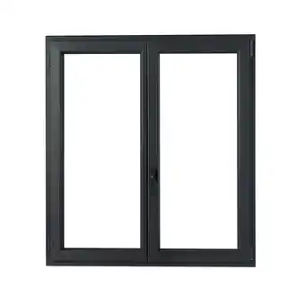 Castorama Fenêtre pvc 2 vantaux oscillo-battant goodhome gris - l.120 x h.115 cm offre