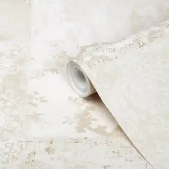 Papier peint intissé goodhome meral beige