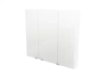 Castorama Armoire de salle de bains goodhome imandra blanc l.100 x h.90 x p.15 cm offre
