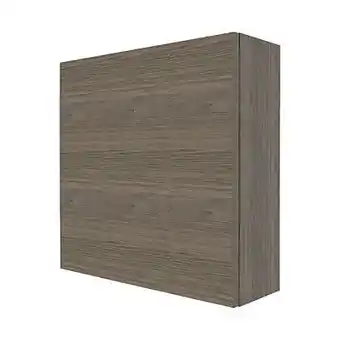 Castorama Cube mural de salle de bains aspect chêne fumé calao 50 cm offre