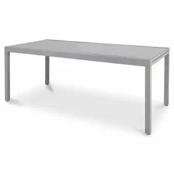 Castorama Table de jardin extensible en métal verena 190/300 x 100 cm offre