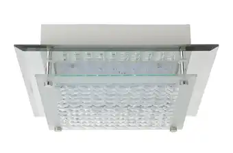 Castorama Plafonnier led intégrée colours quadra transparent ø25 cm offre