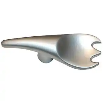 Castorama Bouton fourchette métal chromé mat offre