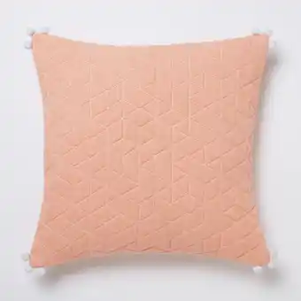 Castorama Coussin paddy rose 45 x 45 cm offre