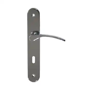 Castorama Ensemble poignées de porte serrure 195 colours beare chrome brillant offre