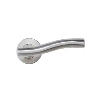 Castorama Ensemble poignées de porte rosace colours lalin chrome offre