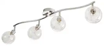 Castorama Réglette 4 spots paralia métal/verre chrome g9 4x25 w offre