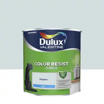 Castorama Peinture murs et boiseries color resist cuisine dulux valentine mat vapeur 2,5l offre