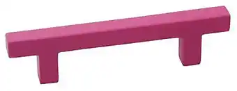 Castorama Poignée de meuble résine colours frangy fuchsia 96 mm offre