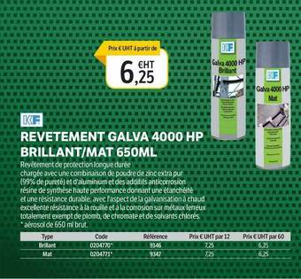 Revêtement Galva 4000 Hp Brillant-mat 650 Ml Kf