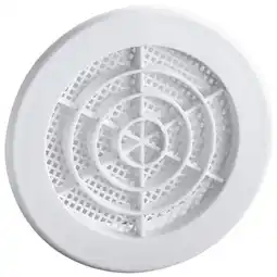 Brico Dépôt Grille pvc encastrable - diamètre : 80/90 mm offre