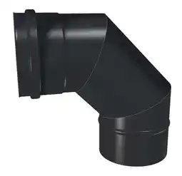 Brico Dépôt Coude émaillé noir 90 ° - diam : 80 mm offre