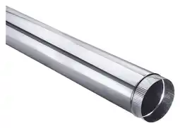 Tuyau droit en inox 5/10ème - ø 180 mm x l. 1 m