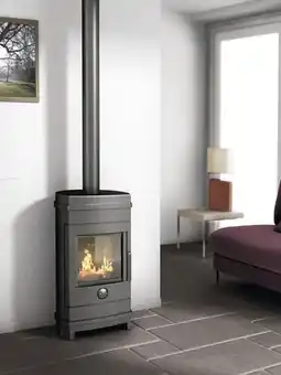 Poêle à bois "balami" en fonte - 7 kw - invicta
