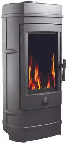 Poêle à bois "balham" noir - 12 kw - invicta