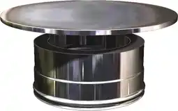 Brico Dépôt Chapeau simple en inox - diamètre : 150 mm offre