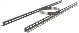 Collier de soutien en inox galvanisé ø 150 mm