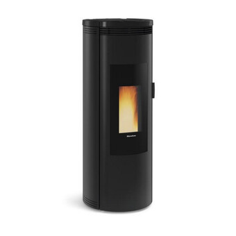 Intermarché Poêle à granulés de bois 8kw noir - amikanoir offre