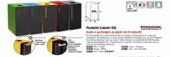 Poubelle cubatri 65 l