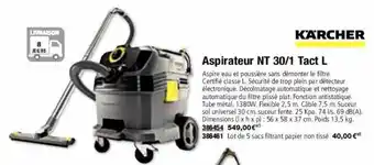 Aspirateur nt 30-1 tact l kÀrcher