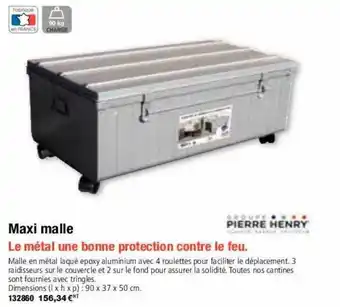 Maxi malle pierre henry