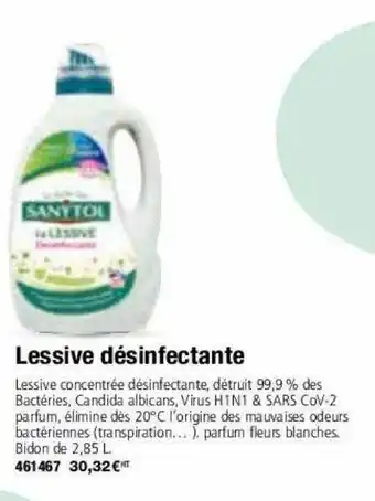 Lessive désinfectante sanytol