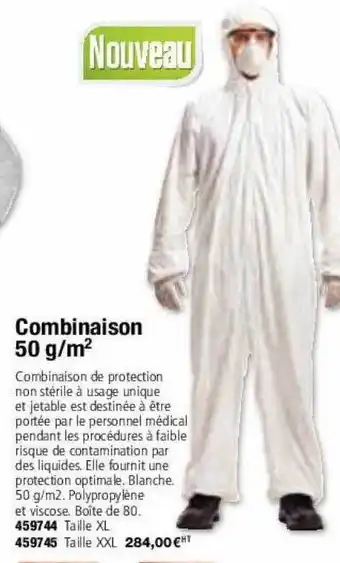 Combinaison 50 g-mÂČ