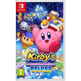Carrefour Nintendo jeu "kirby return to dream land deluxe" pour nintendo switch offre