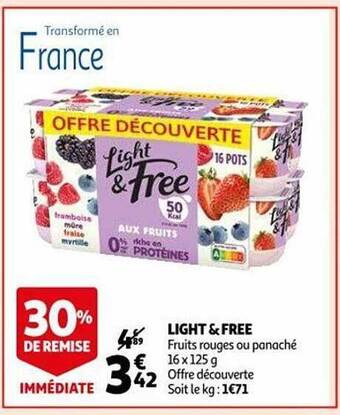 Auchan Light & free offre