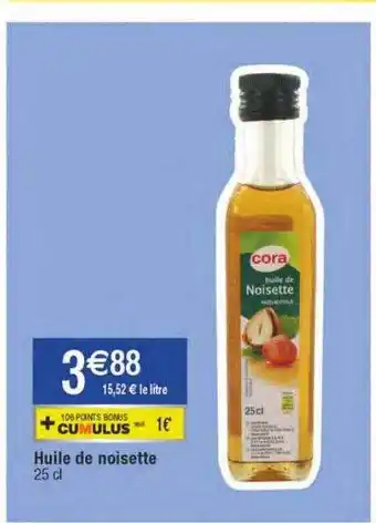 Migros Huile de noisette offre
